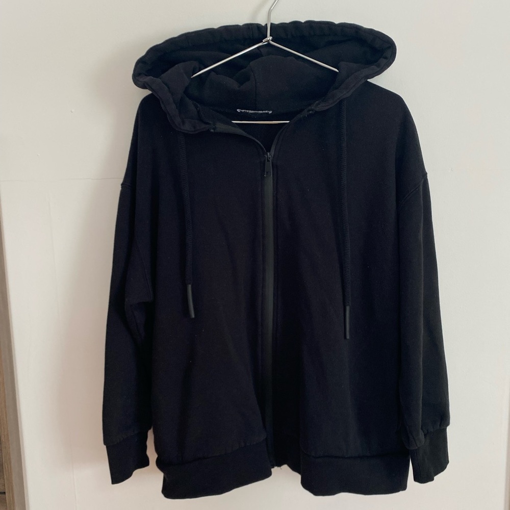 Zara Oversized Zip-up Hoodie